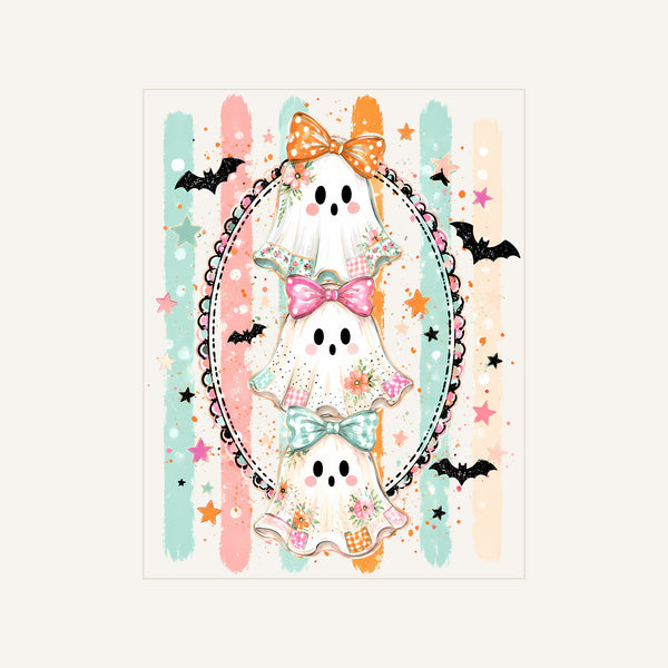 Three Ghosts with Bows