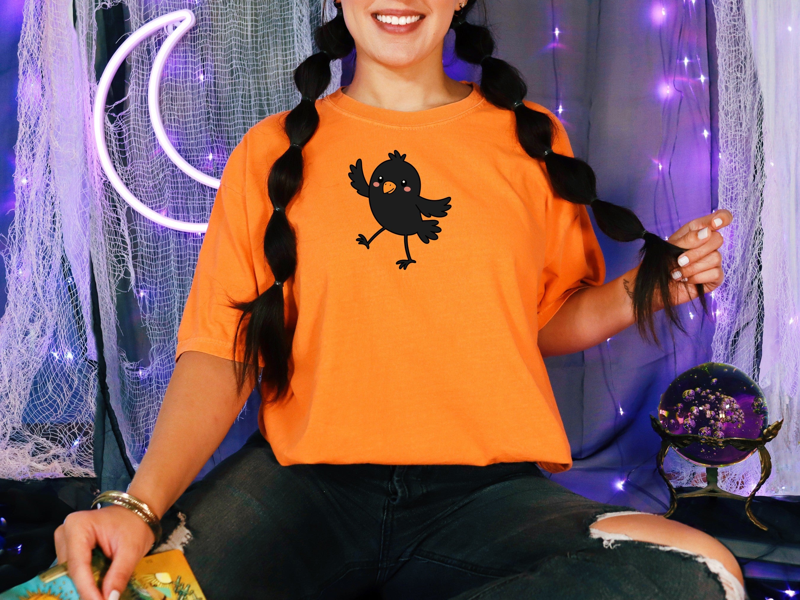 Happy Waving Crow — happy-waving-crow_CC1717BurntOrange01.jpg